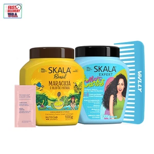 Skala Expert Curly Hair Care Kit – Mais Cachos & Maracuja Curl Creams 1000G/35.2 - Picture 1 of 12