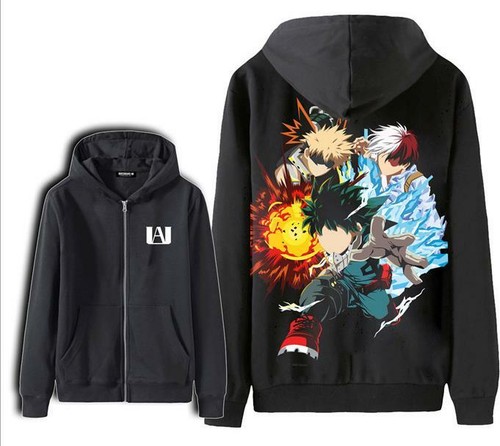 VETEMENTS Felpa con cappuccio My Hero Academia anime felpa con cappuccio pullover giacca pulli