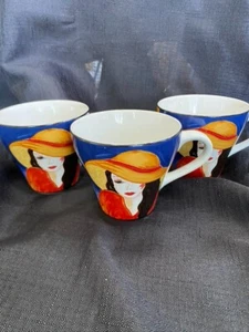 Sango "Cafe Paris" '94 THREE Coffee Cups #4914 - Picture 1 of 6
