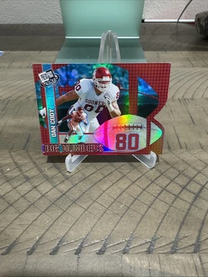 Press Pass 2005 #BN 4 Dan Cody Big Numbers Oklahoma Sooners Foto 1 de 2