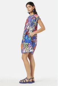 GORMAN Womens Secret Garden Bungalow Dress Print Size 10 Organic Cotton - Picture 1 of 14