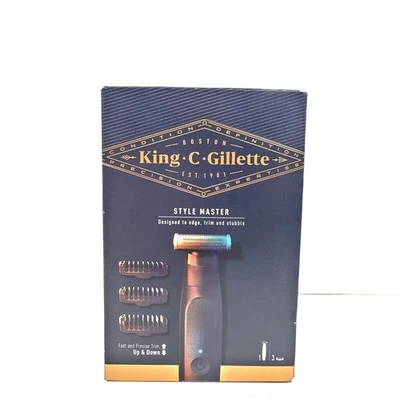 Gillette King C. Men's Style Master Cordless Stubble Trimmer with 4D Blade - Image 1 of 4