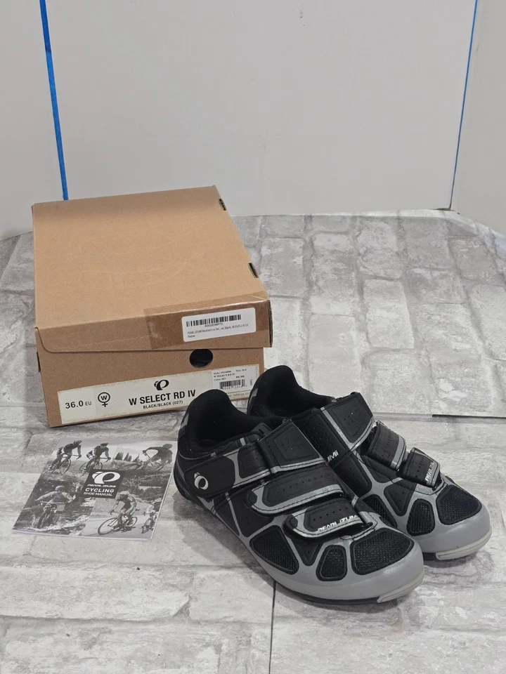 Pearl Izumi Select Road IV para mujer talla 36, EE. UU. 5 negro/negro Foto 1 de 4