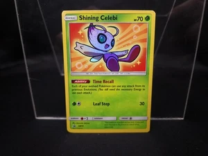 Shining Celebi SM79 BLACK STAR PROMO Shining Legends Pokemon TCG 2017 casi nuevo - Imagen 1 de 2