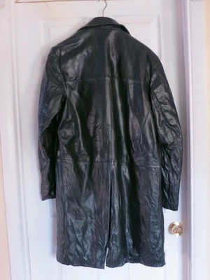 Original Vintage VERSACE Classic V2 - Abrigo de Cuero - Talla "54" - Hecho en Italia Foto 1 de 4