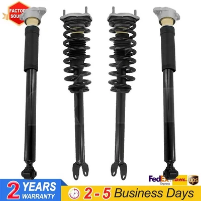 4x for 17-23 Mercedes-Benz W213 E350 E300 RWD Front Rear Shock Assembly w/o ADS Foto 1 de 4