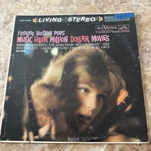 Fiedler / Boston Pops Music from Million Dollar Movies 1960 Vinyl LM-2380 - Imagen 1 de 5