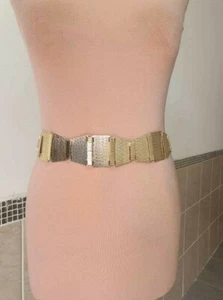 atemberaubender Vintage goldfarbener Taillengürtel Damen Accessoires - Bild 1 von 1