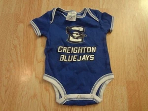 Infant/Baby Creighton Bluejays 0/3 Mo Creeper One-Piece (Blue) Rivalry Threads - Picture 1 of 1