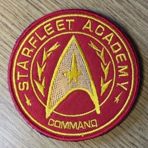 Star Trek Starfleet Academy Command Red 3 1/8-inch hook & loop patch - Picture 1 of 4
