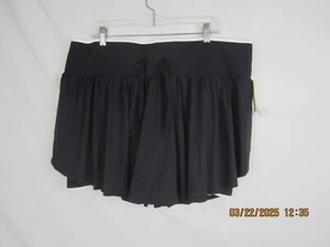 Women's All In Motion Plus Size Active Knit Seamless Skort Black 1X - Picture 1 of 13