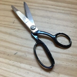 Vintage Wiss Model C Pinking Shears Sewing Fabric Crafting Scissors 9.25"L - Picture 1 of 7