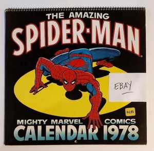 Amazing Spider-Man Mighty Marvel 1978 Wall Calendar / Very Fine+ Condition - Bild 1 von 16