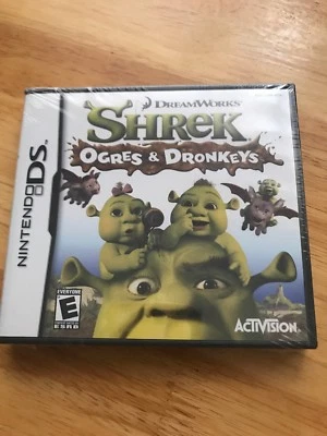 Dreamworks Shrek Ogres & Dronkeys Nintendo DS Video Game Brand New - Image 1 of 2