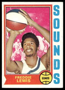 Freddie Lewis 1974-75 Topps #263 Memphis Sounds Basketball Card - Picture 1 of 2