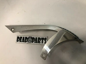 Harley Softail stainless steel custom pre 2000 rear belt pulley guard shield - Bild 1 von 9