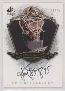2007-08 SP Authentic SP Chirography /75 Jean-Sebastien Giguere #JG Auto
