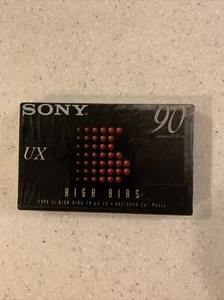 Sony UX 90 Typ II High Bias leeres Audio-Kassettenband - neu versiegelt  - Bild 1 von 2