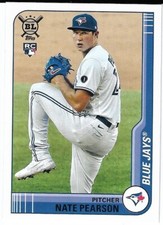 2021 Topps Big League #9 Nate Pearson RC Toronto Blue Jays