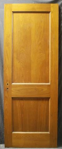 2 avail 30"x80" Antique Vintage Old Interior SOLID Wood Wooden Doors 2 Panels Cover