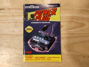 Power Plug Sega Genesis Instruction Manual ONLY - Picture 1 of 3