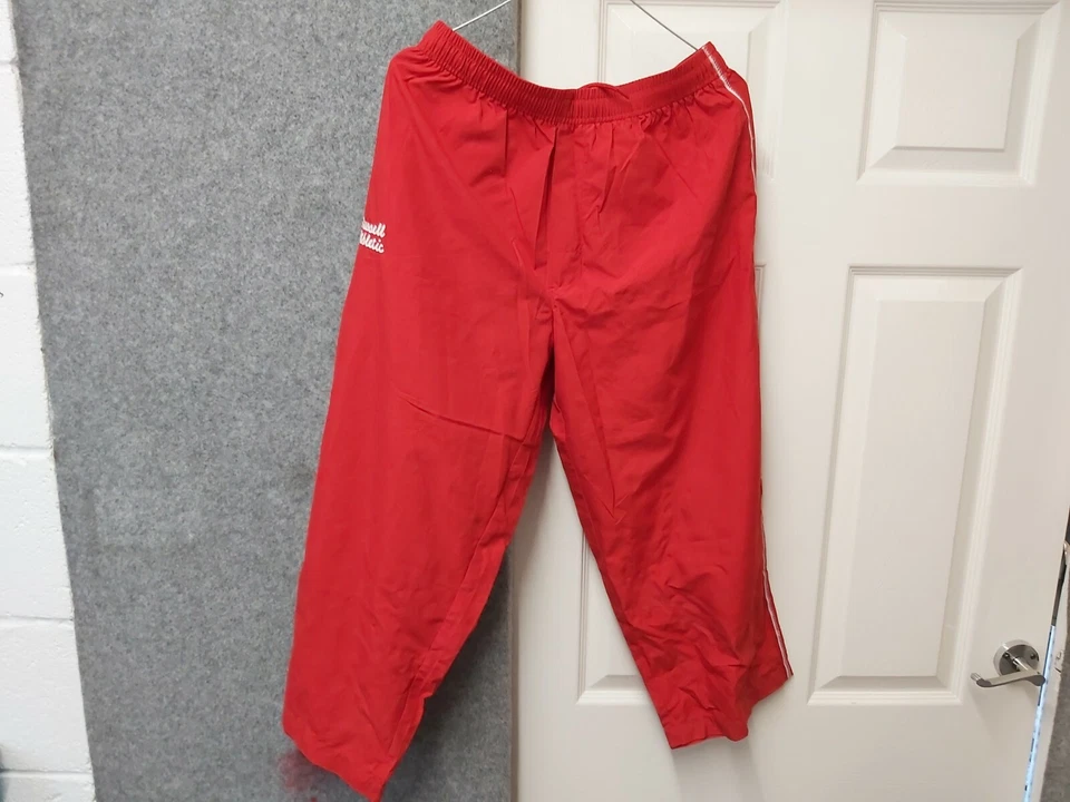 Russelll Athletic Medium Waist 30-32 Inches Mens Red White Striped Sports Shorts - Image 1 of 4