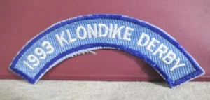 Vintage NEW 1993 Klondike Derby Boy Scouts Iron-On Sew-on Rocker Patch 4" - Picture 1 of 3