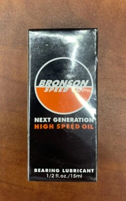 Bronson Speed Co Skateboard Bearing Lube Next Generation High Speed Oil 1/2oz
