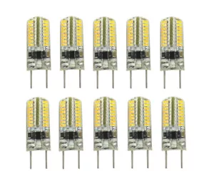 10pcs G8 G8.5 Bi-Pin T4 Led bulb 2W 64-3014 SMD Lamp 110~120V Warm White H - Picture 1 of 6