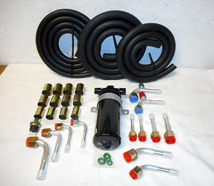 AIR CONDITIONING HOSE KIT,BARBED O RING FITTINGS,DRIER & SWITCH,FOR GENERAL USE - Picture 1 of 1
