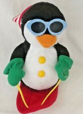 Plush Animated Penguin Sleding and Singing :Jingle Bells" CHRISTMAS Song 8 Inch