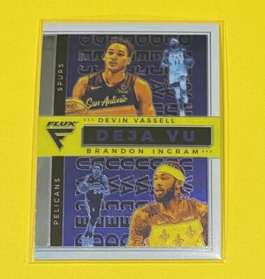 2020-21 Panini Flux Devin Vassell / Brandon Ingram DEJA VU Spurs/Pelicans #11 🔥 - Image 1 of 2