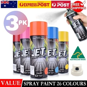 3PK Spray Paint Cans 250g Professional Paint Large Range 26 colours Fast Dry AU - Picture 1 of 44