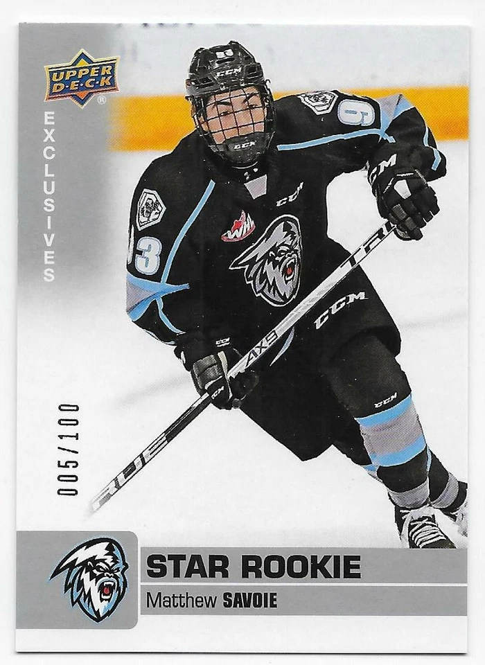 19/20 UPPER DECK CHL EXCLUSIVES PARALLEL Hockey /100 (#301-400) U-Pick From List - Image 1 of 1