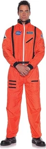 Astronaut Erwachsene NASA Kostüm orange Weltraum Overall Unterwäsche 29137 Herren - Bild 1 von 5