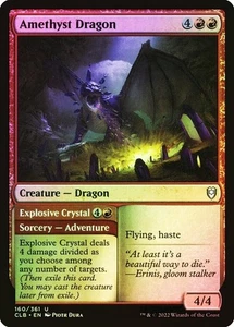 Amethyst Dragon - NM FOIL Commander Legends: Battle for Baldur's Gate CLB MTG - Picture 1 of 1