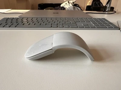 MICROSOFT Surface Arc Mouse Funkmaus, Hellgrau - Bild 1 von 4
