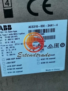 1PC NEW ABB Inverter ACS310-03E-34A1-4 - Picture 1 of 1