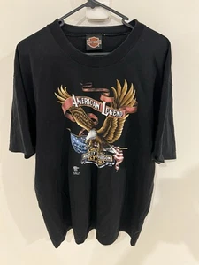 Vintage Harley Davidson top heavy T-shirt American Legend 100% Cotton - Picture 1 of 13