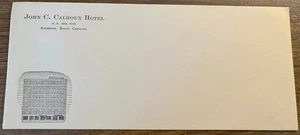 John C. Calhoun Hotel - Anderson, South Carolina Souvenir Envelope - UNUSED - Picture 1 of 2