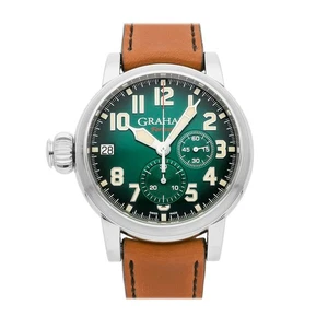Graham Fortress Left Hand Limited Edition Green Dial Watch 2FOAS.G05A.L128B - Picture 1 of 6