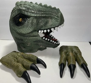 Erwachsene Latex Velociraptor Dinosaurier Maske Hände Krallen-Halloween Kostüm passt Erwachsenen - Bild 1 von 11
