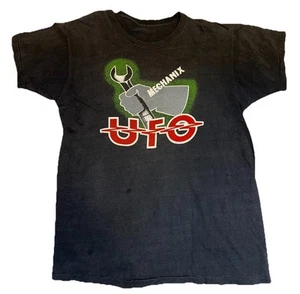 Maglietta concerto punto singolo UFO Mechanix 1982 vintage anni 80 tour americano - Foto 1 di 4