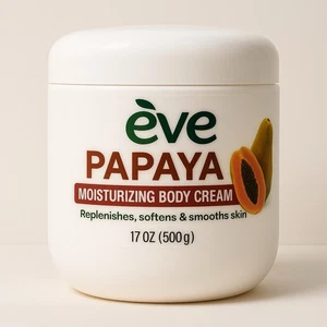 Eve Papaya feuchtigkeitsspendende Körpercreme - 17 oz | Erweicht, glättet & füllt die Haut auf - Bild 1 von 8