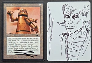 SKETCHED MtG Magic Douglas Shuler Artist Proof _ Antiquities _ TRISKELION _ $100K - Bild 1 von 3