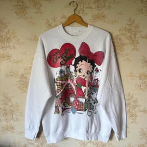 Vintage 90s Betty Boop I’ve Been a Good Girl Santa Christmas crewneck sweatshirt - Bild 1 von 8