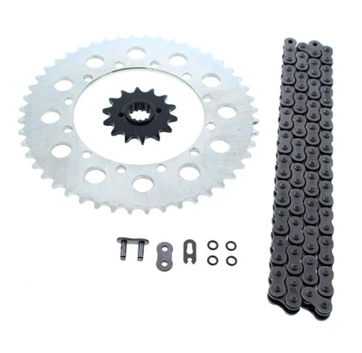 Kawasaki KLX650R 650 R 1993-1996 anillo o cadena y piñón plata 14/48 110L Foto 1 de 4