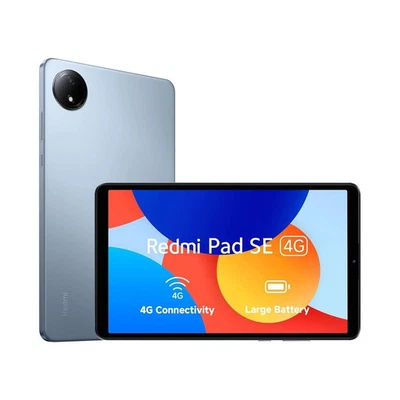 REDMI Pad SE 4G 4 GB RAM 128 GB ROM 8.7 Inch with 4G Tablet (Ocean Blue) - Image 1 of 4