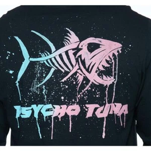 Psycho Tuna Watercolor Logo T Shirt Black S - Picture 1 of 1