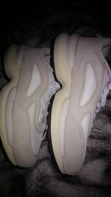 Zapatillas Mango Contraste Crema Beige Panel Cuero Talla 3 36 Nuevas Foto 1 de 4